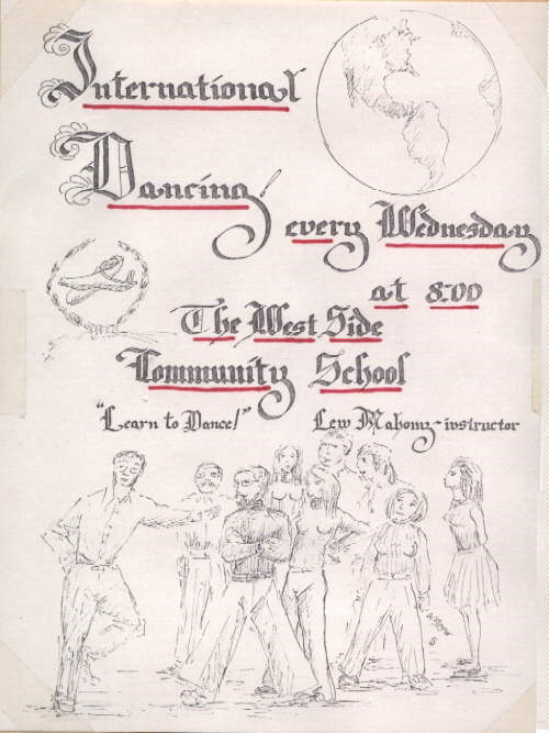 Folk Dancing Poster